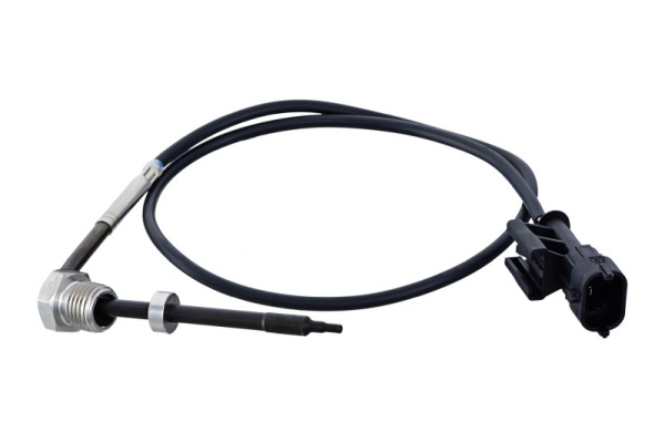 HELLA Sensor, Abgastemperatur - 2-polig - geschraubt - Kabel: 500mm, 6PT 358 181-821