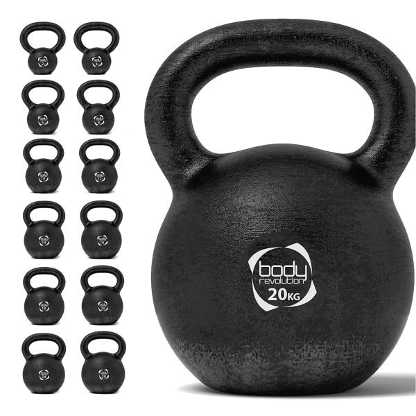 Monster Kettlebell aus Gusseisen 20 kg, 30059, 0799872166609