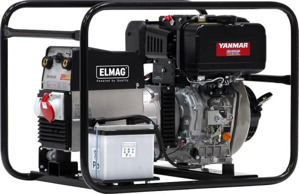 ELMAG Schweiß-Stromerzeuger SED 180DXE, mit YANMAR- Motor L100N, 53425