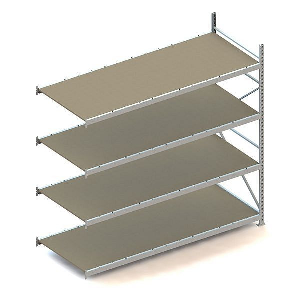 Meta MINI-RACK AR 2500x2600x1050 mm, verzinkt, mit Spanplatten, Bodenanzahl: 4, 20051316