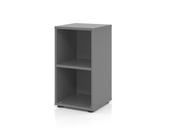 Hammerbacher Regal schmal 924RE, 2 OH, Korpus: Graphit, 40 x 40 x 74,6 cm (BxTxH), V924RE/G