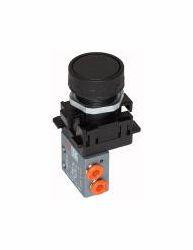 Metal Work 3/2-Wege-Miniaturventil, manuell betätigt, Druckknopf, 106400