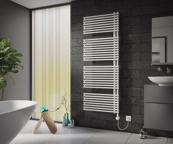 Ximax Elektrischer Handtuchwärmer Helene 1789 mm x 600 mm 900 Watt Typ 4 Weiß RAL 9003, 12797