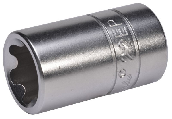 SW-Stahl Steckschlüsseleinsatz, 1/2", EP-Profil, EP22, 04432L-EP22
