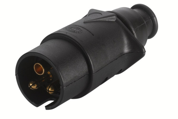 HELLA Stecker - 3-polig - Stecker: Schraubkontakt - schwarz, 8JA 002 263-001