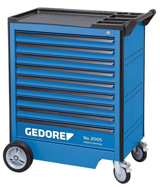 GEDORE Werkzeugwagen mit 9 Schubladen, 985 x 875 x 478 mm, 2003562