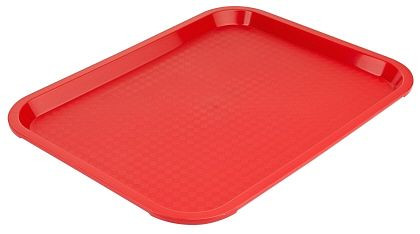 Contacto Fast Food Tablett 35 cm rot Polypropylen, 35 x 27 cm, 5353/351