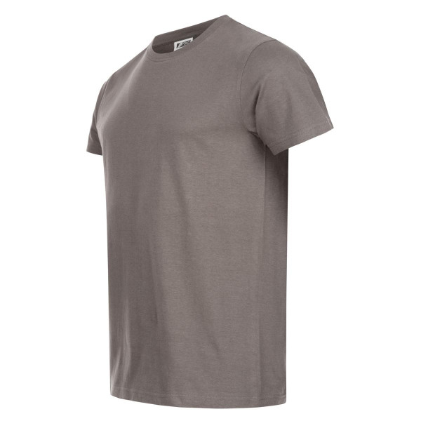 NITRAS MOTION TEX LIGHT, T-Shirt, vorgewaschen, Rundhals, ohne Seitennaht, Größe: L, Farbe: grau, VE: 100 Stück, 7004-1200-L
