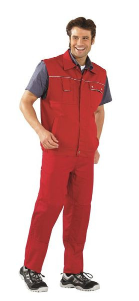 Planam Canvas 320 Weste, rot/rot, Größe M, 2167048