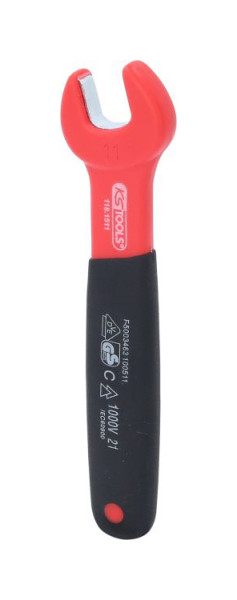 KS Tools Isolierter Maulschlüssel, 11 mm, 118.1511, 4042146872598
