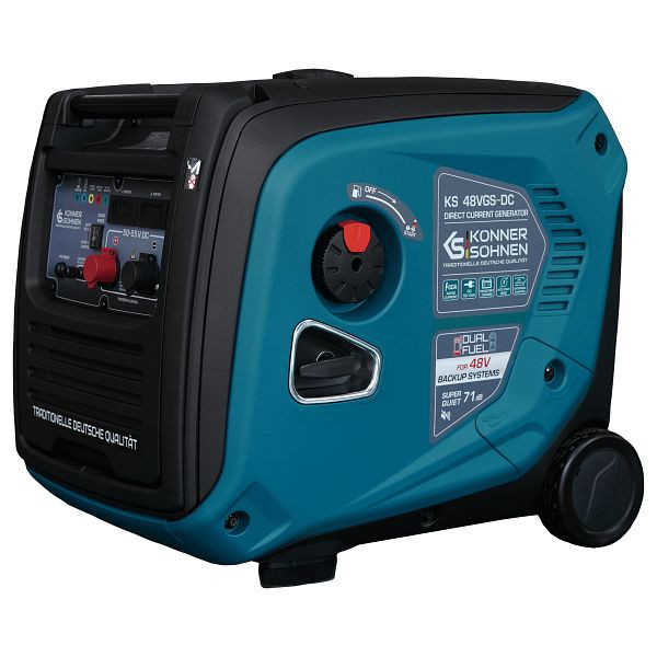 Könner & Söhnen Gleichstromgenerator, Version 50–55V, inkl. Gasschlauch mit Druckregler, KS 48VGS-DC