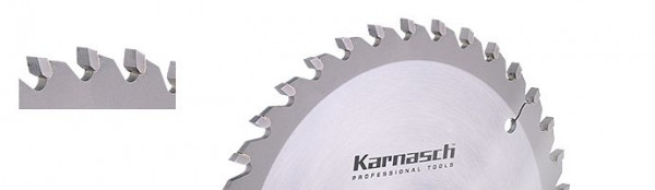 Karnasch Hartmetall-bestücktes Kreissägeblatt, Ritzer 125x3,1-4,3/2,8x22/20mm 24 KW, 111520125020