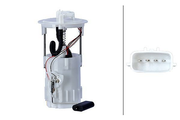 HELLA Kraftstoff-Fördereinheit, elektrisch, 4-polig, mit Dichtung/mit Tankgeber, 8TF 358 303-831