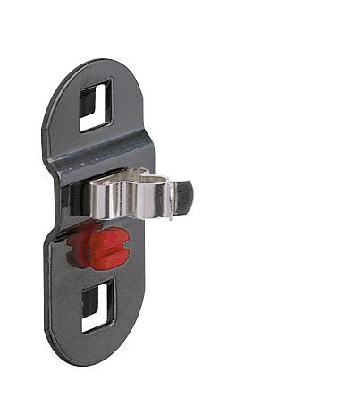 Kappes RasterPlan Werkzeugklemme D 19 mm, einfach, kleine Grundplatte anthrazitgrau, 4043.00.0508