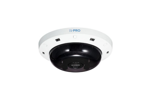 i-Pro Netzwerk Multisensor Kamera S-Serie, 3x6MP@15fps, 3,1mm AI, IK10, IP66/67, IR, smoked, out, WV-S8563LG