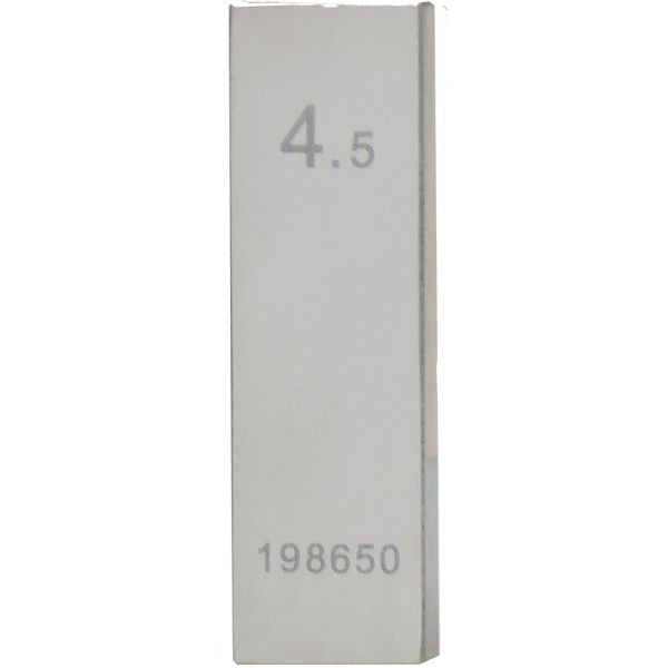 STEINLE Einzel Parallel Endmaß Stahl 4,5 mm, DIN EN ISO 3650 mit Toleranzklasse: 1, 42020072