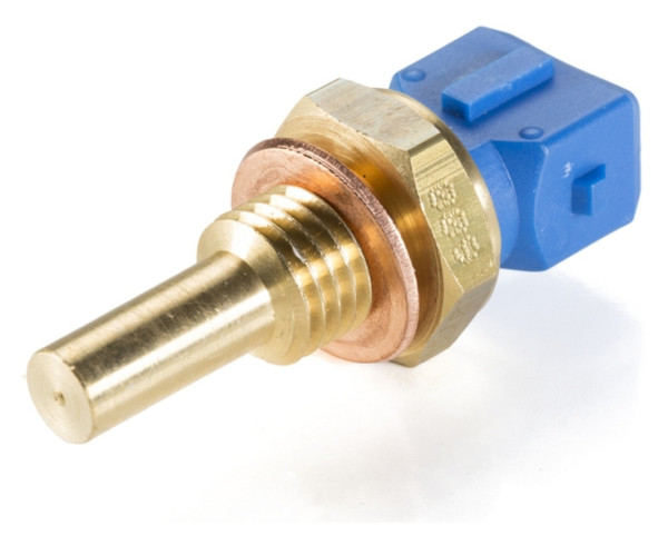 HELLA Sensor, Kühlmitteltemperatur, 12V, 2-polig, geschraubt, mit Dichtung, 6PT 009 107-361