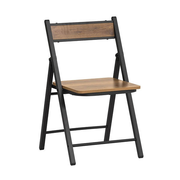 SoBuy Klappstuhl Dunkelbraun 54x46x80cm, Vintage, FST88-PF