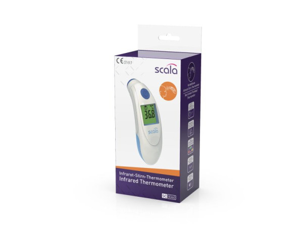 Scala SC 8360 Infrarot-Stirn-Thermometer, blau, 08360