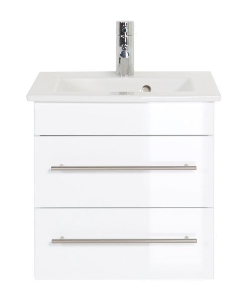 Villeroy & Boch Waschbecken Venticello 50 cm mit passendem Unterschrank mit 2 Schubladen, weiß hochglanz, 50 x 53 x 42 cm, HVENTICELLO50CM2000101DE
