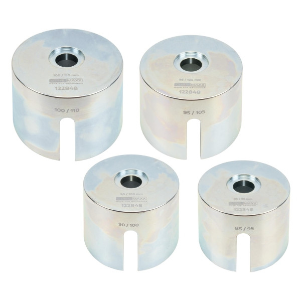 Stahlmaxx Druck- und Zughülsensatz 4-teilig, für 27001, 117908, Ø 85–100 mm, XXL-122848