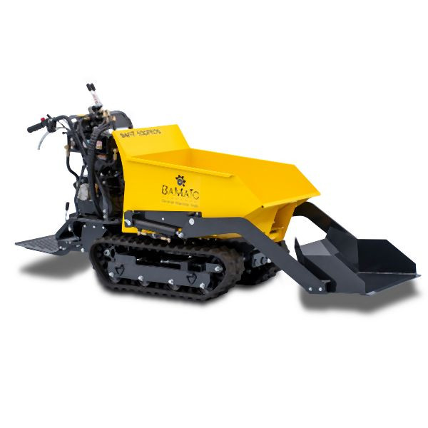 BAMATO Mini Raupendumper mit Kipphydraulik & Selbstladeeinrichtung, MTR-500PROS