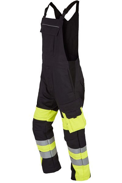 ROFA Latzhose teils 2-lagig 2431, Größe 90, Farbe 487-anthrazit-leuchtgelb, 2652431-487-90
