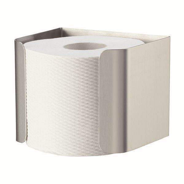 Air Wolf Reserve-Rollenhalter, Serie Omikron II, H x B x T: 102 x 128 x 105 mm, Edelstahl gebürstet, 35-722