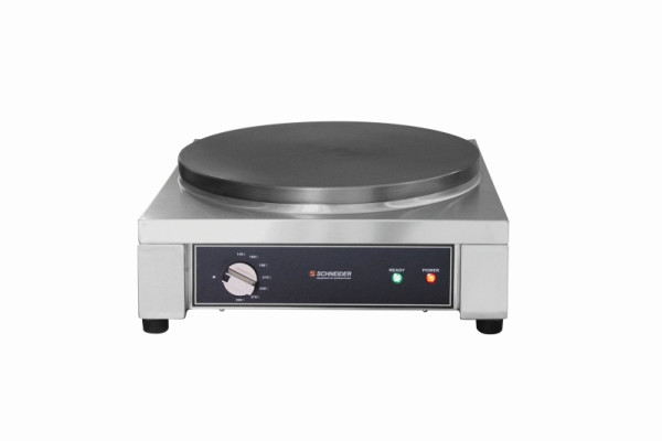 Schneider Crepes-Eisen, eckig, elektrisch, 1 gusseiserne Platte 40 cm, 150610