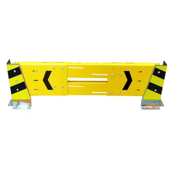 Stein HGS Regalschutz -WALL- mit Eckenanfahrschutz -BLADE-, Komplett-Set, Für Einfachregalreihen, von 880 bis 1320 mm, Mit Außenwinkel, 18113-01