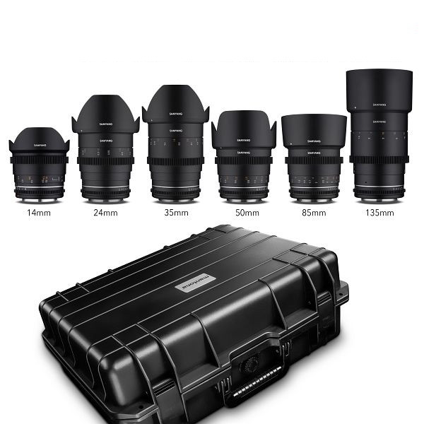 Samyang MF Videoobjektiv 14/24/35/50/85/135 MK2 Koffer Canon EF, 1023199