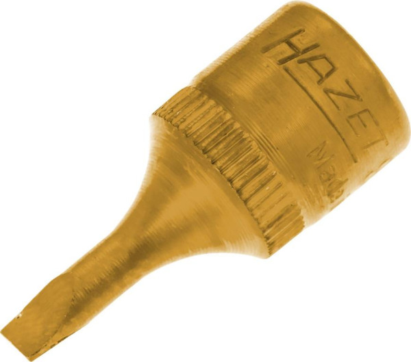 Hazet Schraubendreher-Steckschlüsseleinsatz, Vierkant hohl 6,3 mm (1/4 Zoll), Schlitz Profil, 0.6 x 3.5 mm, 8503-0.6X3.5