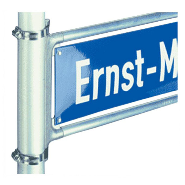 Stein HGS Halterung für Straßennamenschilder, Alu-Steckrahmen, 150x500 mm, sh2-148500