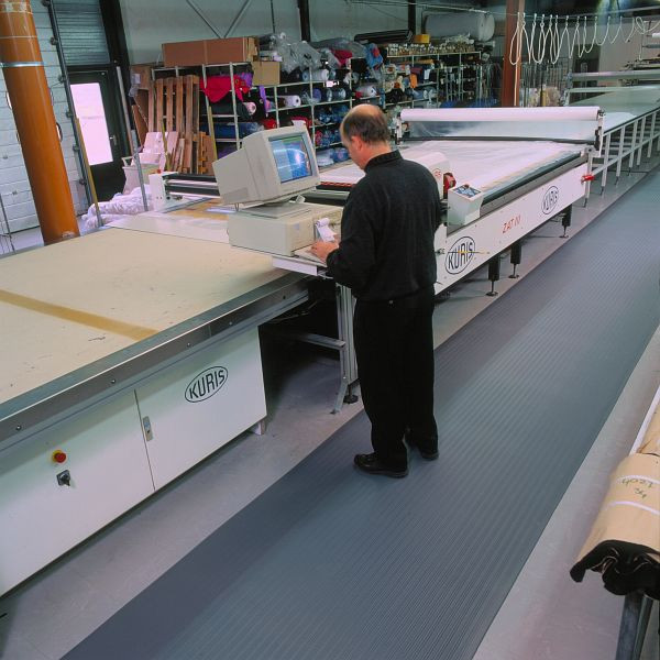 Notrax Airug Arbeitsplatzmatten Ergonomie Anti- Ermüdung 410, Schwarz, 122cm, Meterware, 410C0348BL