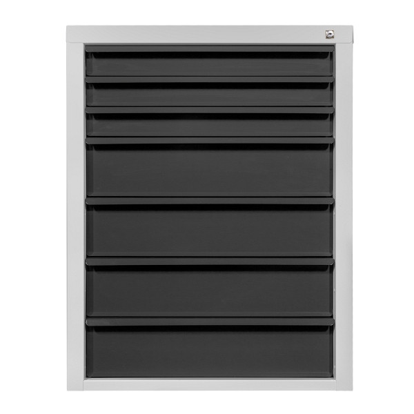 ADB Schubladenschrank "Mammut" 7 SL, RAL 7035/7016, 24787