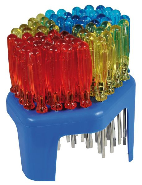 SW-Stahl Schraubendrehersatz, Mini, Plastikclip, 60-teilig, 32300L