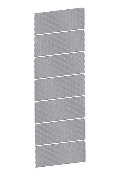 Meta Eurolochwand-Paneel 3000x1300 mm, RAL 7035, 20082725