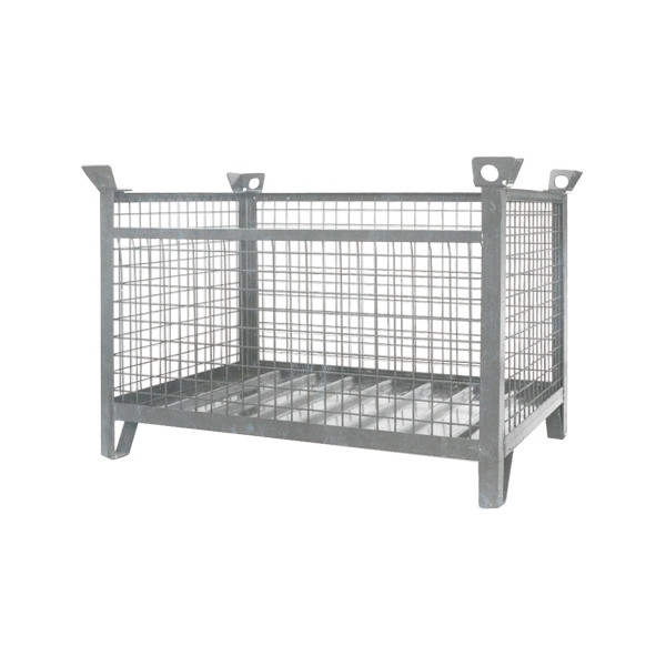 Eichinger Industrie Gitterbox-Stapelpalette, 1500 kg, LxBxH 1000x800x750 mm, feuerverzinkt, 13150100002000