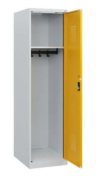 C+P Spind Evolo PLUS, 1 Abteil, 1530x400x500mm, 7035/1004, Zylinderschloss, 0490005-12 S10018