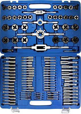 Kunzer Gewindeschneidsatz 110-teilig, im Koffer M2, M3, M4, M5, M6, M7, M8, M9, M10, M11, M12, M14, M16, M18, 7GSS110