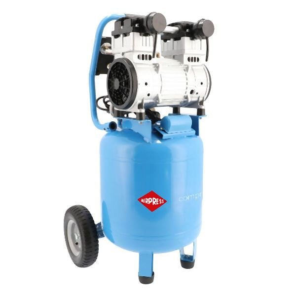 Airpress Flüsterkompressor stehend Ölfrei LMVO 40-250 8 bar 2 PS/1.5 kW 150 l/min 38 l, 36854