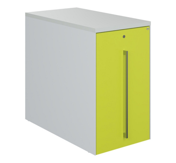 C+P Auszugschrank in Schreibtischhöhe Asisto, H740B430T800 mm, 7035/0024, rechts der Tischplatte, 148466-00R S10056