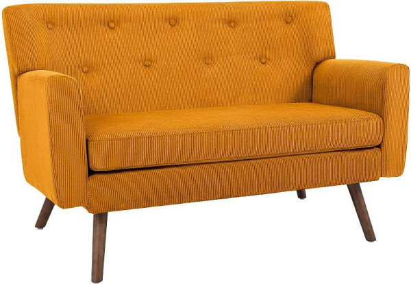 CLP Sofa Kioni Cord, orange, 327478, 4255716378349