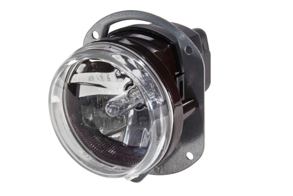 HELLA Halogen/FF-Nebelscheinwerfer, 90mm Essential, 12V, rund, Einbau, ECE-R19, glasklare Streuscheibe, transparent, rechts/links, 1N0 010 294-001