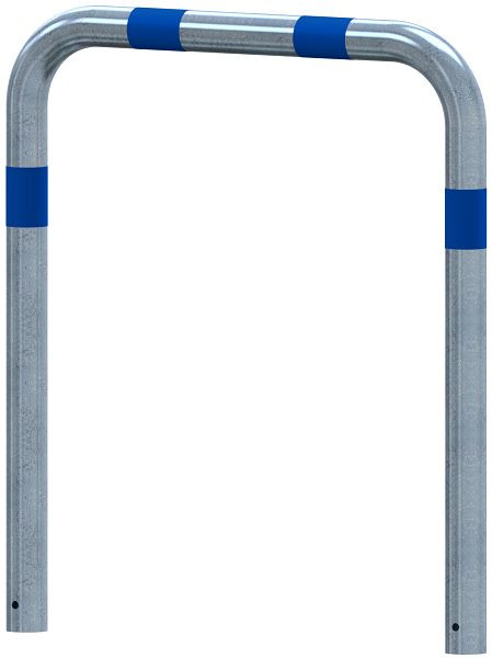 Schake Rammschutzbügel Ø 76 mm, blau reflektierenden Streifen, Ø 76 mm, Gesamtbreite: 1000mm, 4L77_06SBL