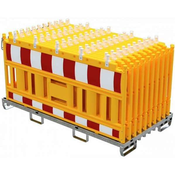 Schake Absperrschrankengitter SET Typ 32003, 20x Schake-Absperrschrankengitter, gelb, 33420KA2-G-32003