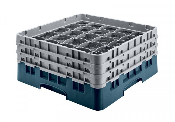 Cambro Spülkorb mit 36 Fächer Camrack® 15,5 cm Türkis, 36S534414