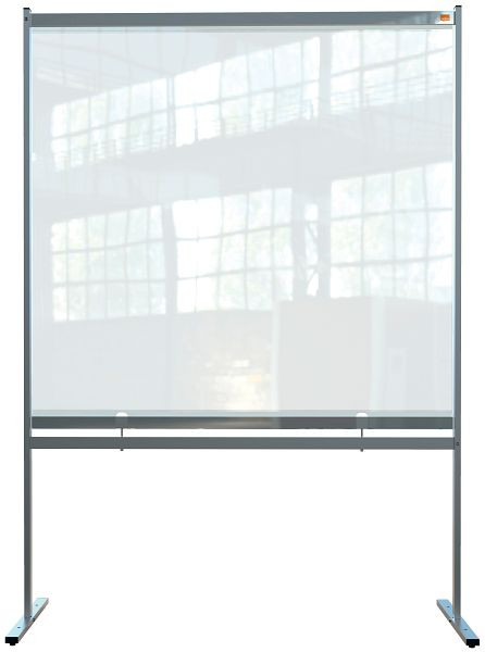 Nobo Premium Plus Stellwand aus durchsichtiger Folie, 1480x2060mm, 1915551