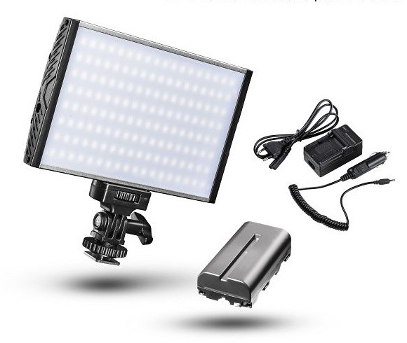 Walimex pro LED Niova 150 BiColor 15W plus 1x NP-F Akku, 1022970