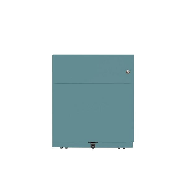 Bisley Rollcontainer Note™, 2 Schubladen, Tiefe 775 mm, Griffleiste, 674 doulton, NWA79M7BF674